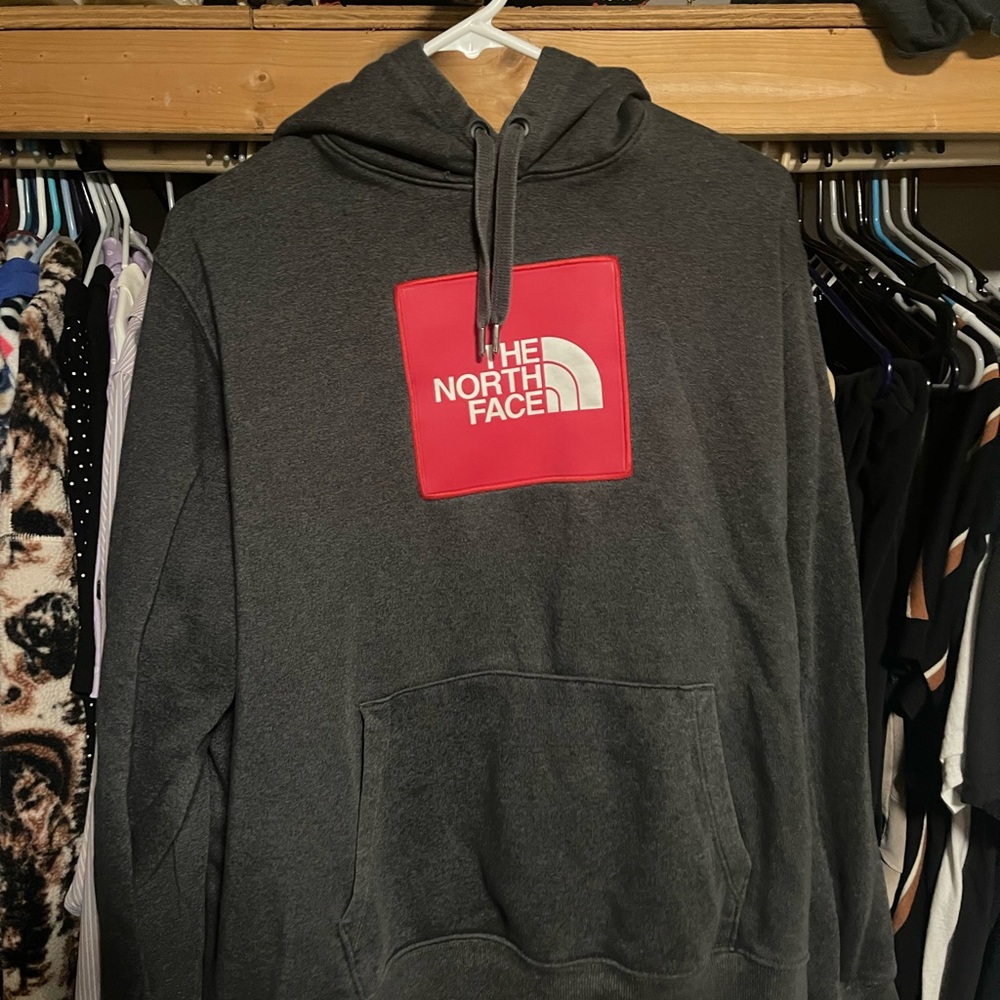 North face heavy sweatshirt